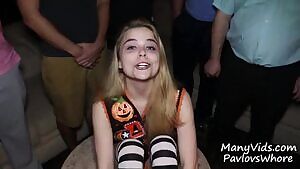 30 Man Bukkake Blowbang at Adult Theater