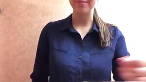 Her work clothes hide them well!