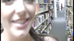 Fucking a stranger in the library