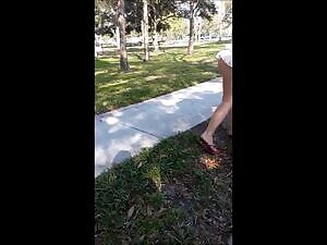 On my knees in public..