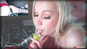 Blondelashes19 Oral Fixation With A Pacifier