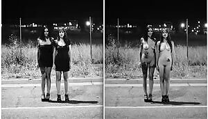 me and my friend outdoors On and Off :P