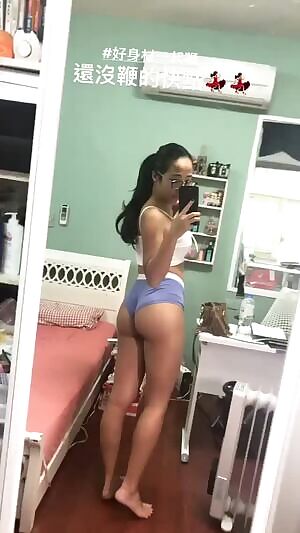 Checking herself out