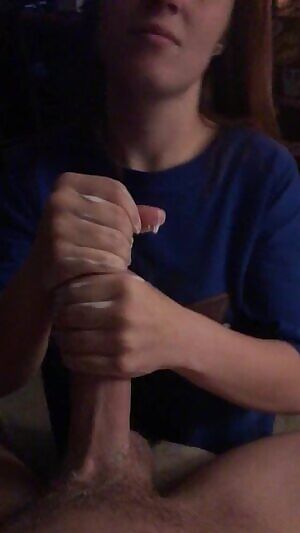 Cum got right up her nose