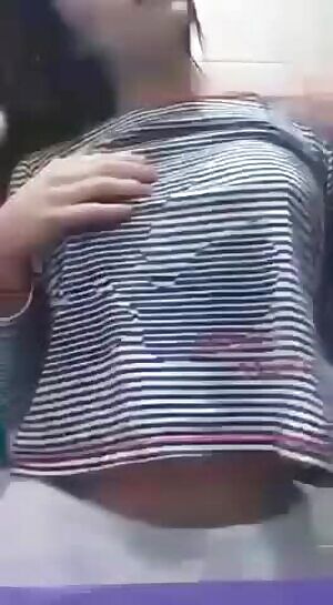 Striped shirt, red watch