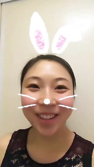 My cousins a happy bunny