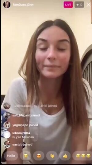 Showing off her assets