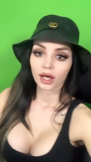 Paige getting ready to start up her career as a Twitch Bimbo