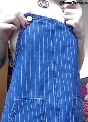 dungarees peekaboob