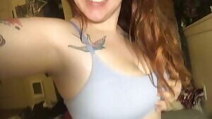 Big titties in a sports bra