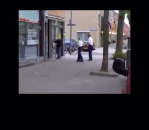 Ballbusting cop