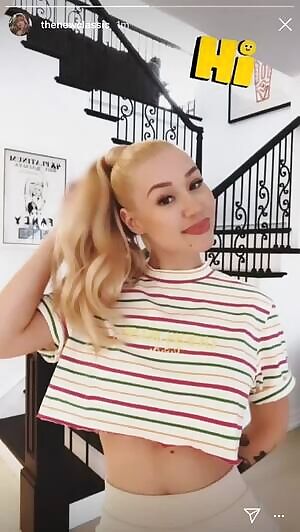 Iggy Azalea Acting All Cute Before You Fuck Her Massive Ass.