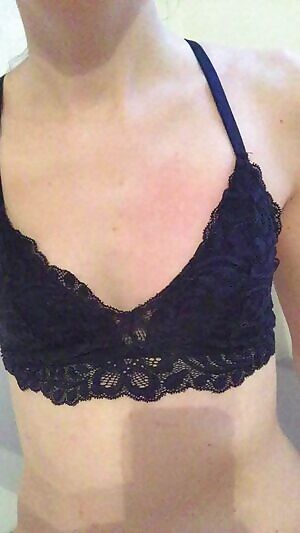 Playing with my tiny tits 19