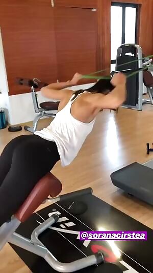 Romanian tennis player Sorana Cirstea