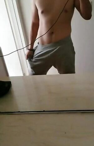 After the gym, before the hot shower 💦