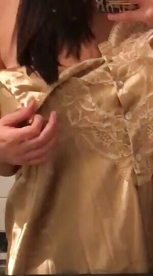 Playing a bit with myself while getting ready for bed