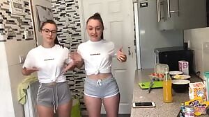 Tiny grey booty shorts