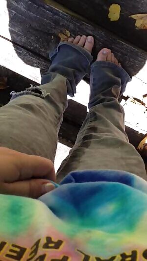 POV wetting her pants