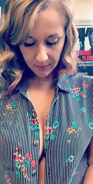 Blonde Milf big hot tits #3