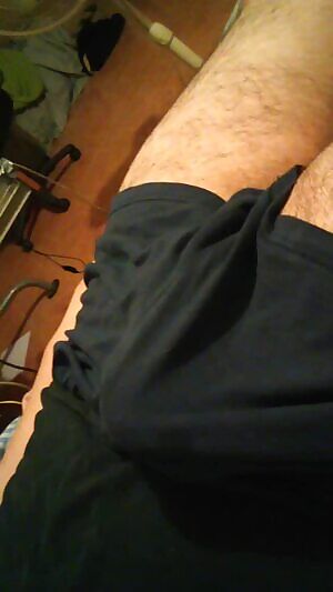 Something is moving under these loose boxers