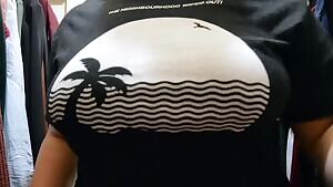 what's better~ my taste in music or my titties in this ? ♫