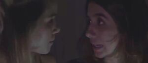 Girl on Girl Kiss Kissing Lesbian Lesbians