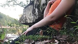 holdthemoan - Soon ater, some guys appeared downriver. But luckily, I was already done, so I dressed as fast as I could