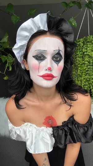 Clown Porn Alt Brunette Cosplay Costume