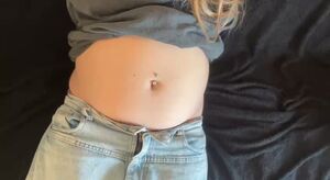 Belly Play Pierced Piercing Stomach