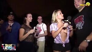 Jenny Scordamaglia getting her tits pulled out #1