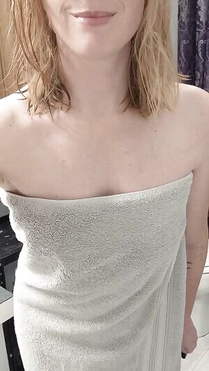 Naughty redditors have me wet even after drying off!