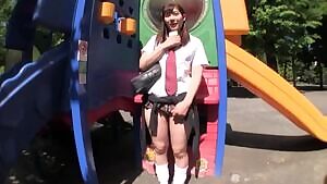 - Kawami Yuka - A Shaved Pussy Big Titty Schoolgirl Who Trained On The Swim Team Is Working A Horny Part Time Job