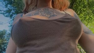Braless Amateur Nipples Pokies Tease