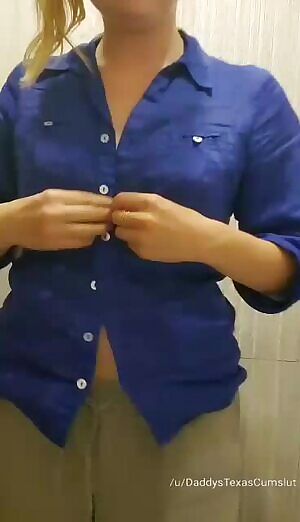 Stripping and showing off in a public restroom for y'all! can't help myself ater all your messages 💦