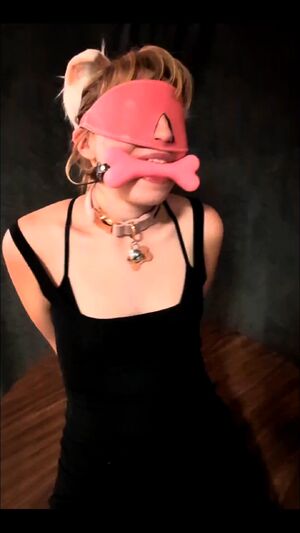 Metal Bondage Amateur BDSM Ball Gagged