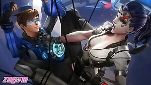 Tracer caught and fucked by Widowmaker