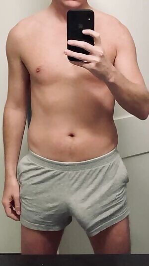 Just another big flopping cock under some shorts. PMs welcome.