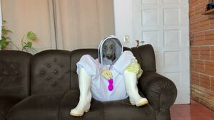Glove Fetish Latex Gloves Mask Toy