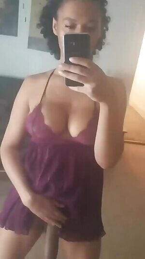 When you need to subtlety tilt the camera down to make shure your cock fit in the frame