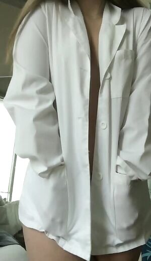 avorite part of my white coat is that people make more room when i walk into the elevator