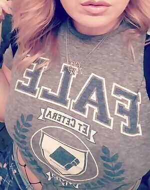 Get on your knees and suck these tits before I change my mind