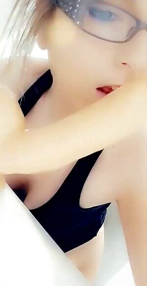 Cleaning off my toy after a little play time ;) Snapchat - Beccaderp1