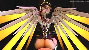 Mercy from behind POV