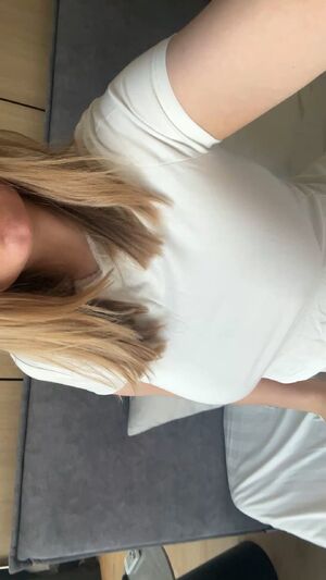 Puffies Blonde Homemade Natural Tits Petite