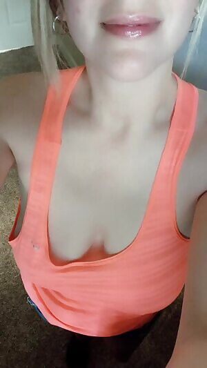 Working from home. I’m making myself put on a bra so I won’t be such a distraction to myself 😂