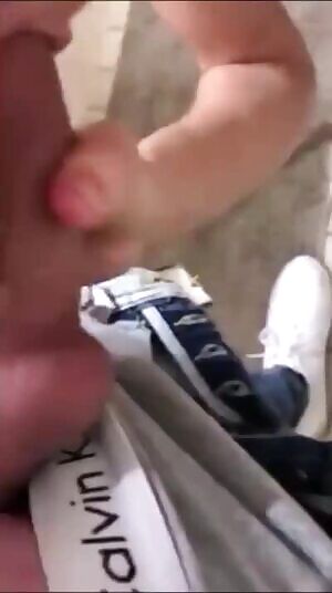 Going down on his huge dick