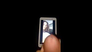 Cumming on Emratas tits