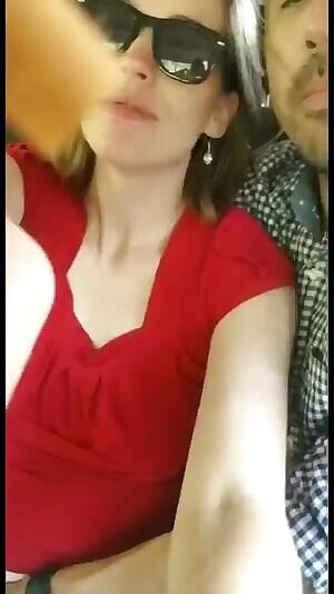 Fingering Button in the car