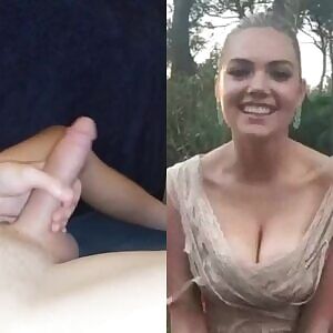 Kate Upton showing you where she wants your cum