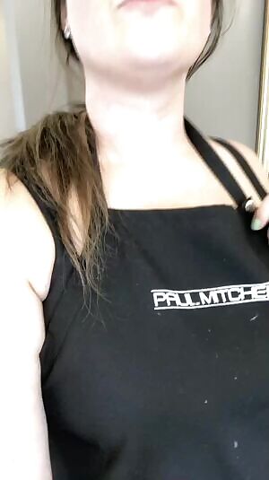 While working you should always get your boobs out f